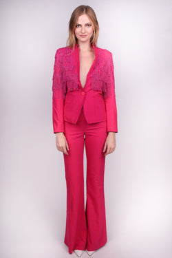 Any Old Iron Pink Fringe Suit
