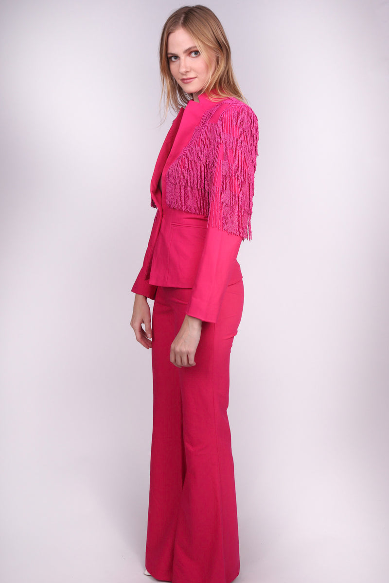 Any Old Iron Pink Fringe Suit