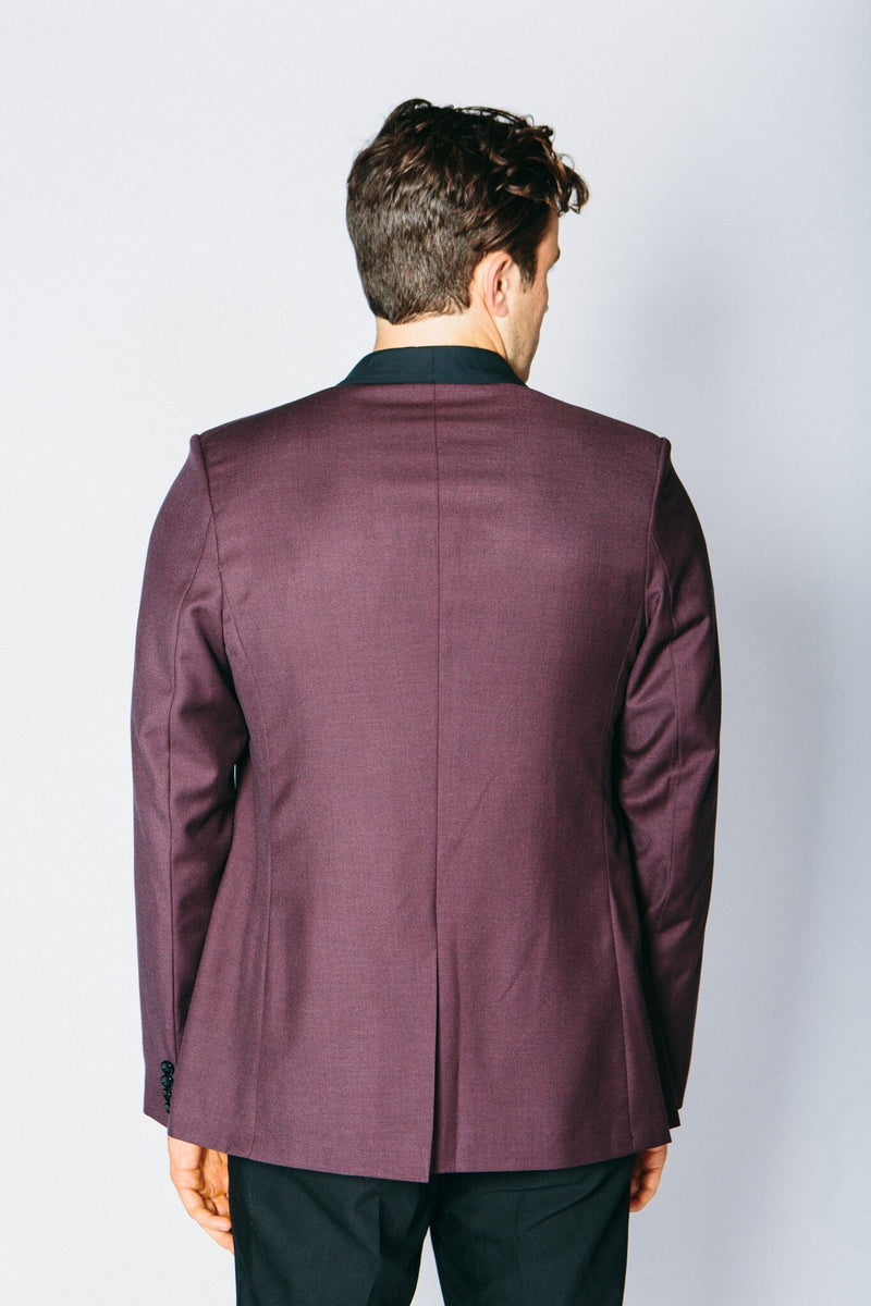 Any Old Iron Classic Cashmere Blend Blazer - Ox Blood , Mens Jackets - ANY OLD IRON,  - 4