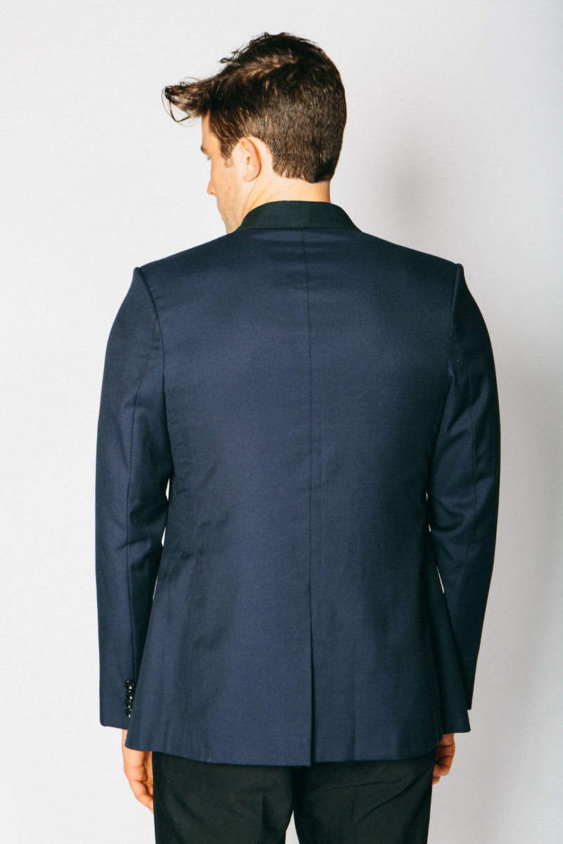 Any Old Iron Classic Cashmere Blend Blazer - Navy , Mens Jacket - ANY OLD IRON,  - 4